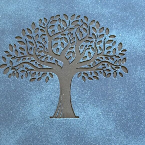 Navy Journal with Tree Image and Lined Pages - Picture 8 of 10